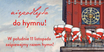 „Niepodległa do Hymnu” w samo południe!