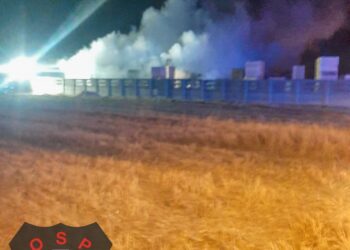 Powiat radomski: Pożar w tartaku. Ogromne straty!