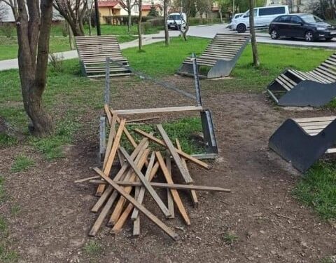 Radom: Wandale zdewastowali park!