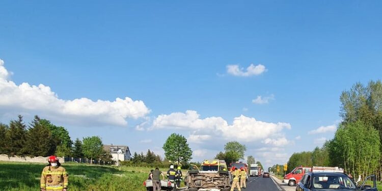 Powiat radomski: Zderzenie trzech pojazdów