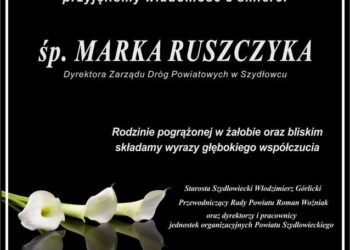 Powiat szydłowiecki: Nie żyje Marek Ruszczyk