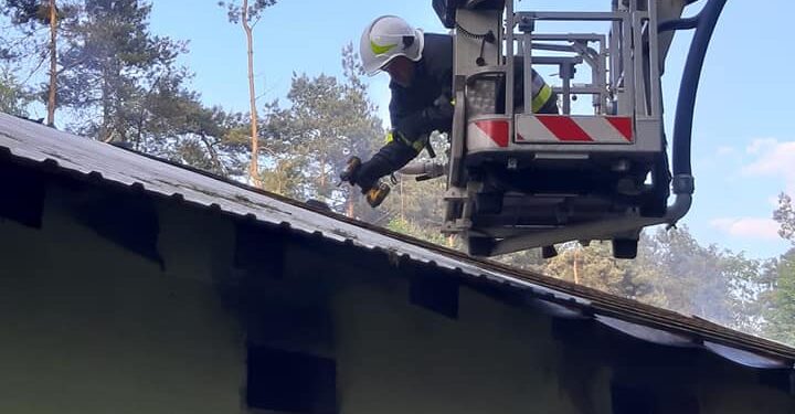 Powiat Radomski: Pożar chlewni w Jedlance Nowej – Galeria – Video