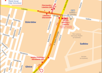 Radom: Uwaga! Objazdy dla autobusów na Sadkowie!