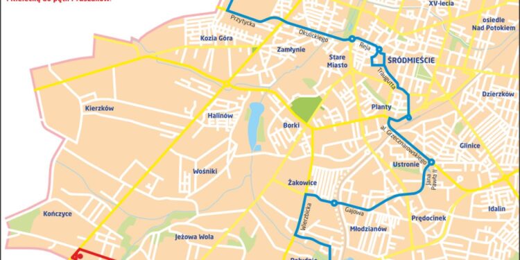 Radom: Wybierz linię autobusową na Szydłowiecką