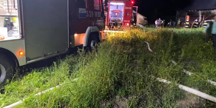 Powiat radomski: Śmierć w płomieniach [GALERIA]