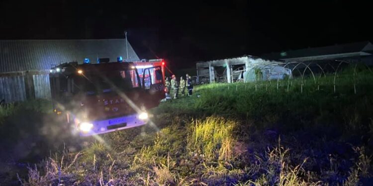 Powiat radomski: Śmierć w płomieniach [GALERIA]