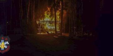 Powiat radomski: Spłonął popularny lokal!