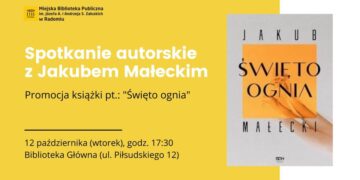 Radom: “Święto ognia” w bibliotece