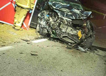 Powiat radomski: Zderzenie czołowe – zginął 24-latek [Zdjęcia]