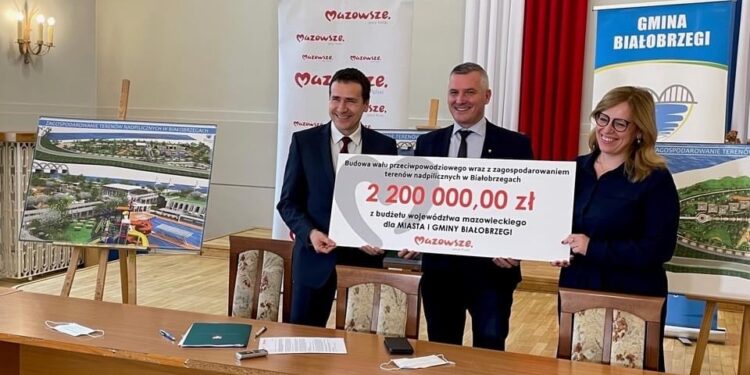 Białobrzegi: 2,2 mln na tereny nadpiliczne