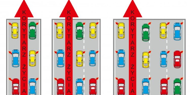 Pod prąd korytarzem życia