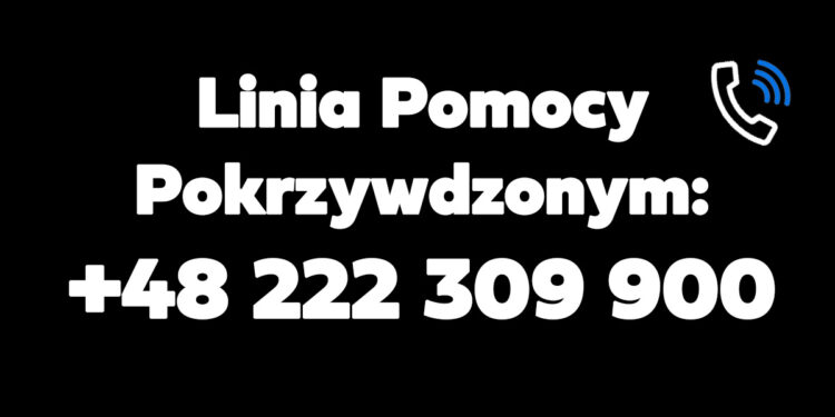 Zapamiętaj ten numer! +48 222 309 900 – to numer SOS – Linia Pomocy Pokrzywdzonym