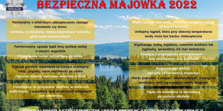 Radomskie: W majówkę pamiętajmy o bezpieczeństwie!