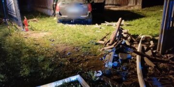 Powiat białobrzeski: Areszt za wjechanie w cudzy dom