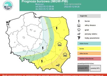 Radom / Region radomski: Uwaga na burze!