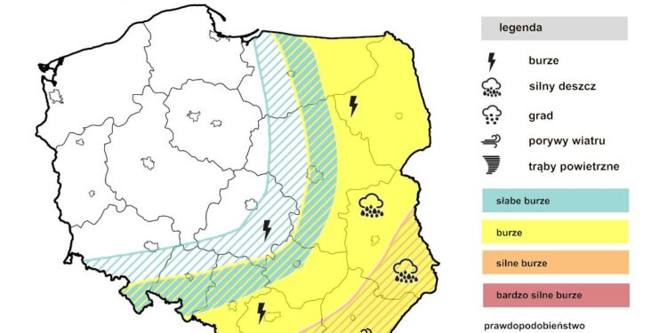 Radom / Region radomski: Uwaga na burze!