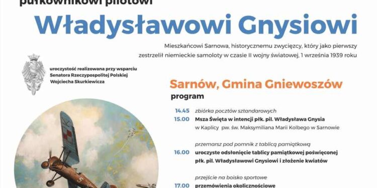 Powiat kozienicki: Hołd lotniczy