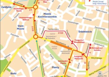 Radom: Zamknięcie Narutowicza z powodu biegu