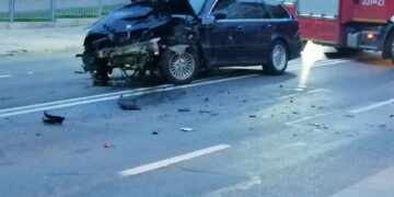 Radom: Zderzenie czołowe na 25 Czerwca [Zdjęcia]
