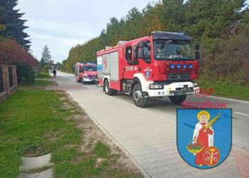 Radomskie: Samochód spadł na mężczyznę