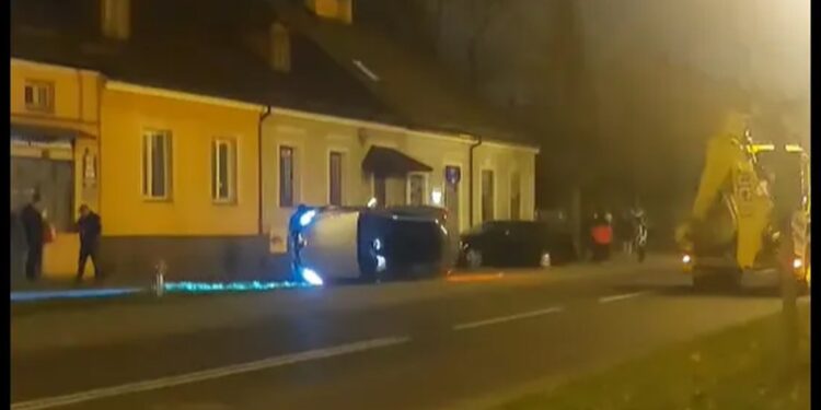 Radom: “Zaparkował” na boku i uciekł