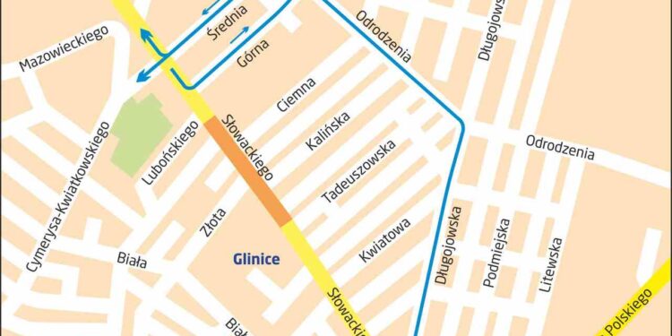 Radom: Uwaga! Od dziś utrudnienia na Słowackiego!