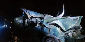 Powiat białobrzeski: Koszmarne dachowanie – kierujący pijany w sztok!