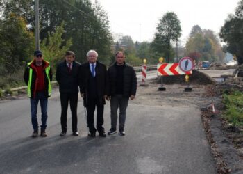 Powiat zwoleński: Most na wiosnę