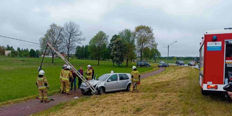 Radomskie: O włos od tragedii na drodze