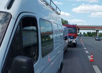 Powiat grójecki: Zderzenie busów na siódemce – pijany sprawca ukrył się w krzakach