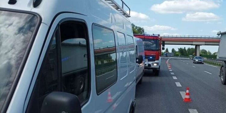 Powiat grójecki: Zderzenie busów na siódemce – pijany sprawca ukrył się w krzakach