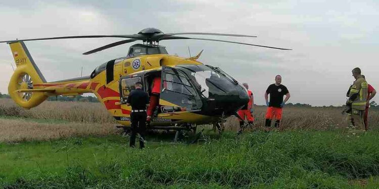 Powiat lipski: Ciągnik przejechał po 65-latku