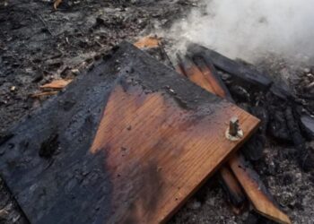 Radom: Palili meble na opuszczonej posesji